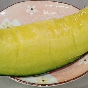 メロンの食べやすい切り方